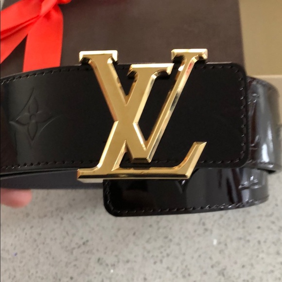 Louis Vuitton | Accessories Louis Vuitton 55mm Shiny Leather Belt | Poshmark